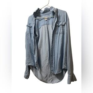 a new day Light Blue Button-Up Shirt